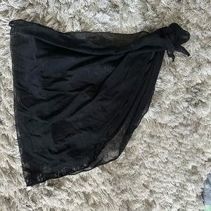 Sheer mesh stretchy sarong